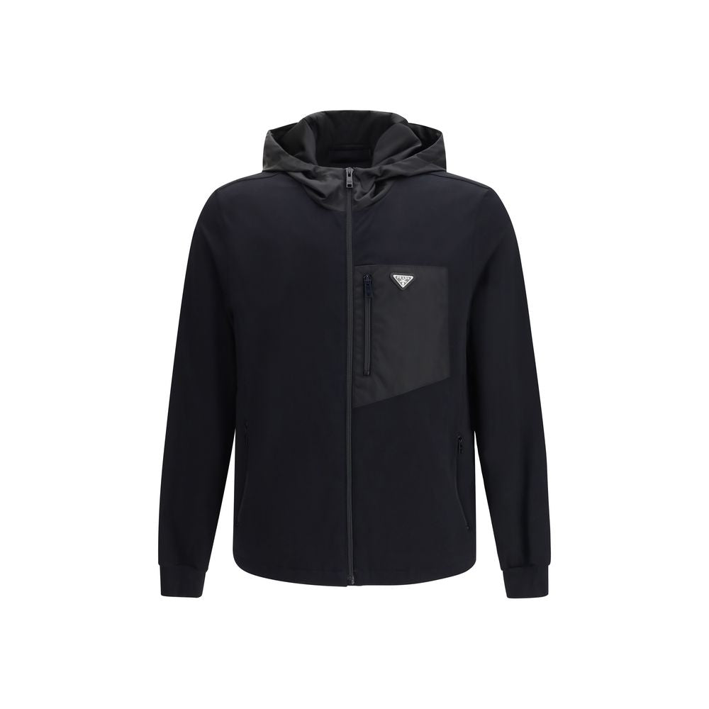 Prada Black Cotton Shell Jacket